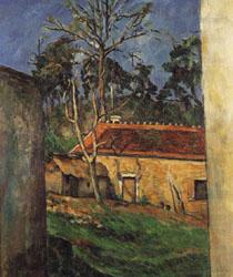 Paul Cezanne Farm Courtyard in Auvers china oil painting image